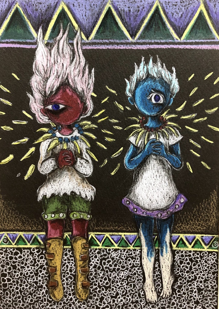 いけにえの二人