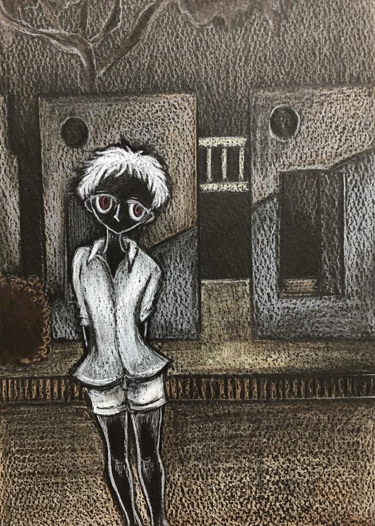 ドローイング「□○」