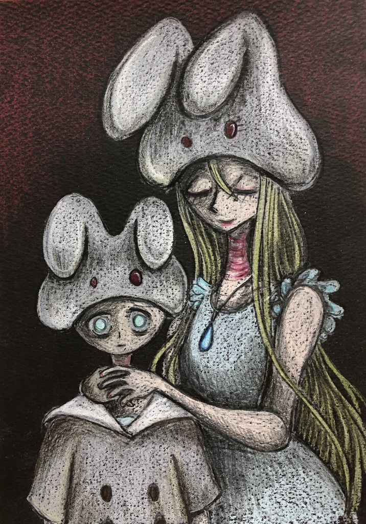 母子（ドローイング）