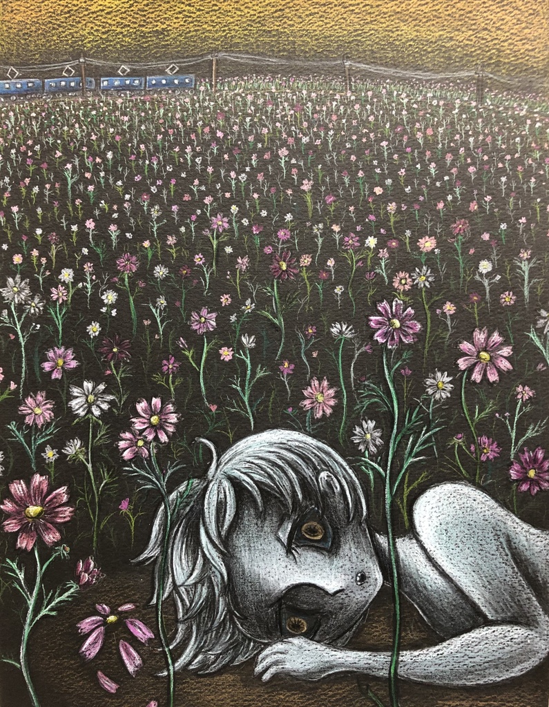 ごー、ごとん。ゆらゆら（A4額付き）