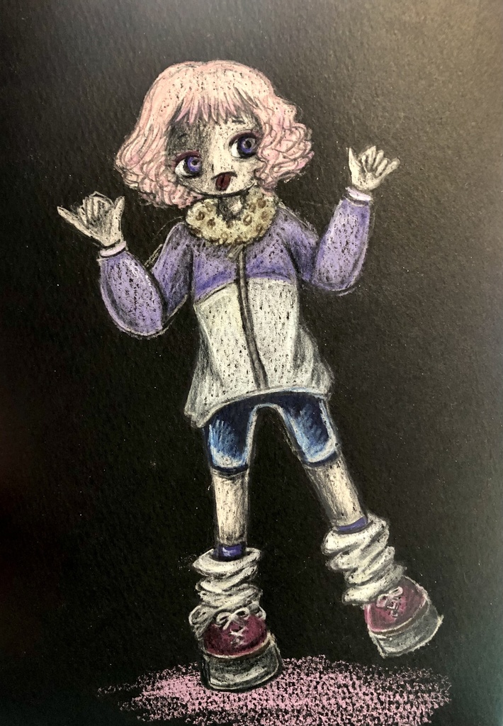 ピンクちゃん(ドローイング)