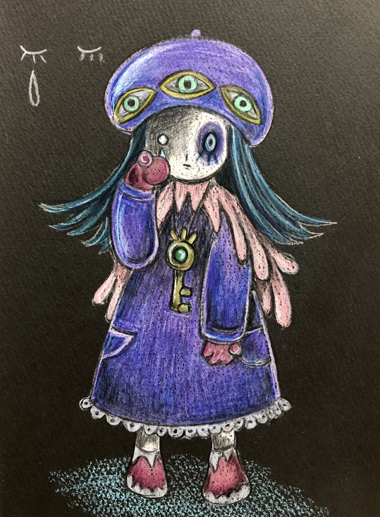 迷子の魔法使い(ドローイング)