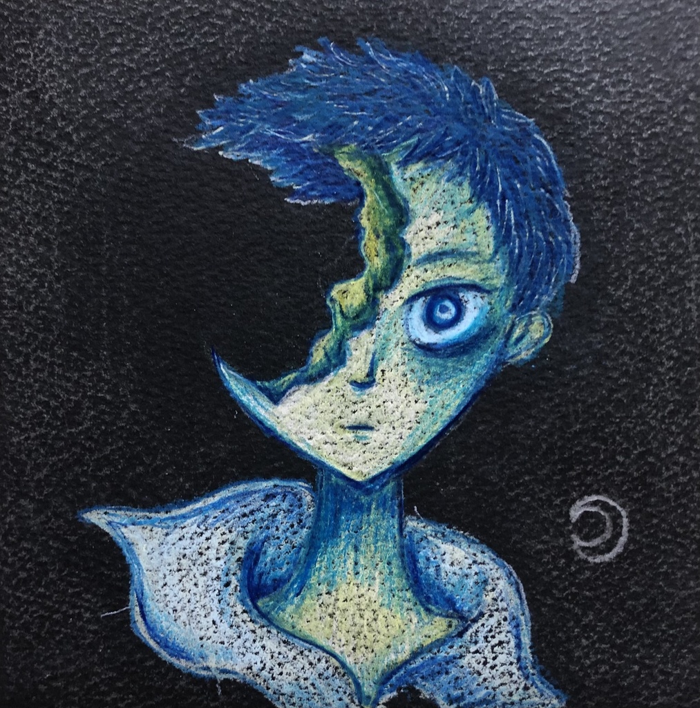 月の男（ドローイング）