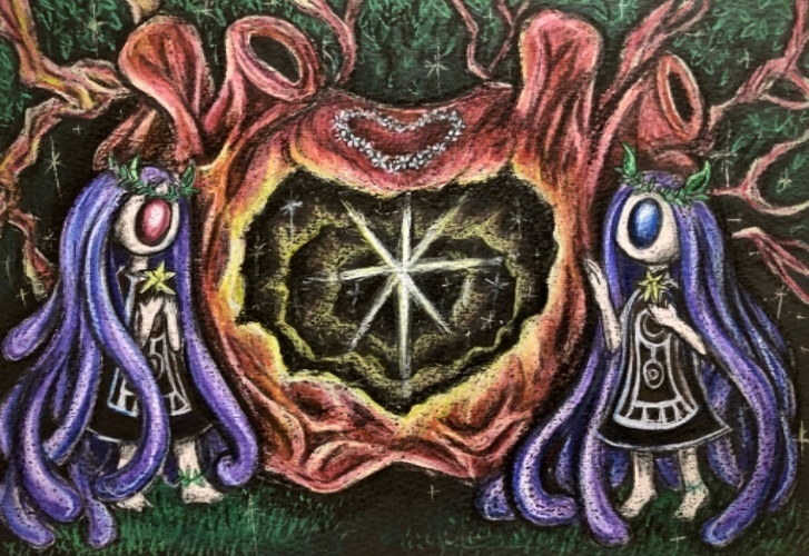 聖なる森（ドローイング）