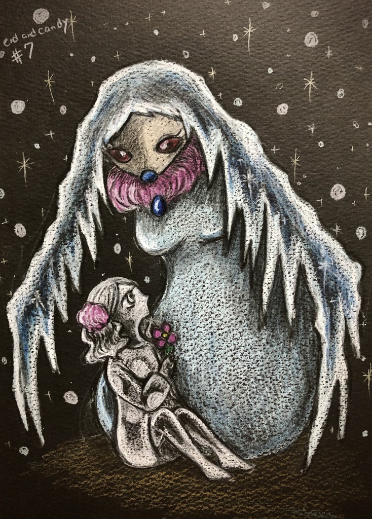 死とキャンディ7夜（ドローイング）