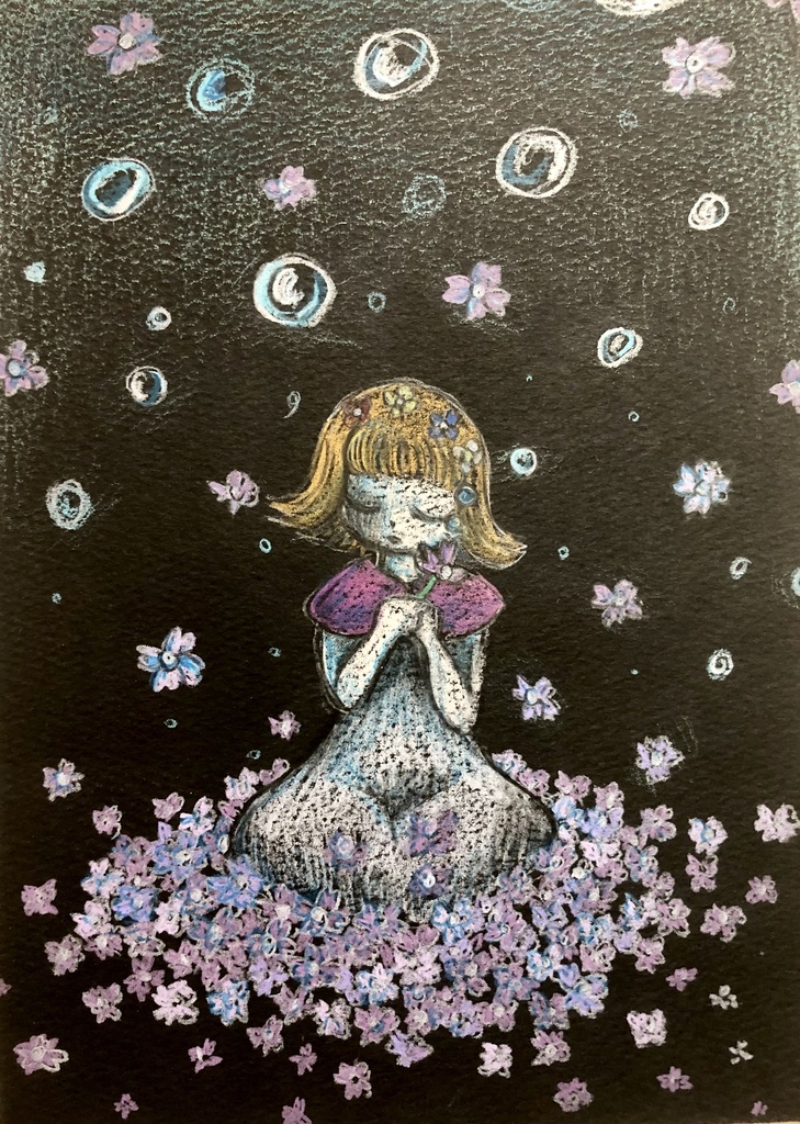 死とキャンディ9夜（ドローイング）