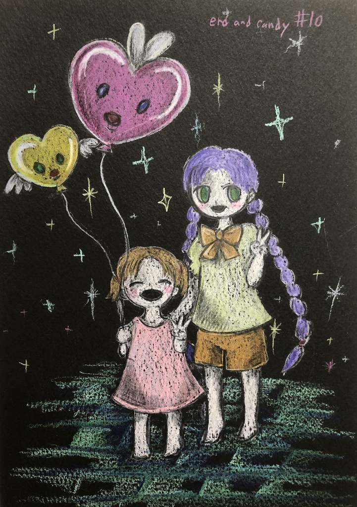 死とキャンディ10夜（ドローイング）