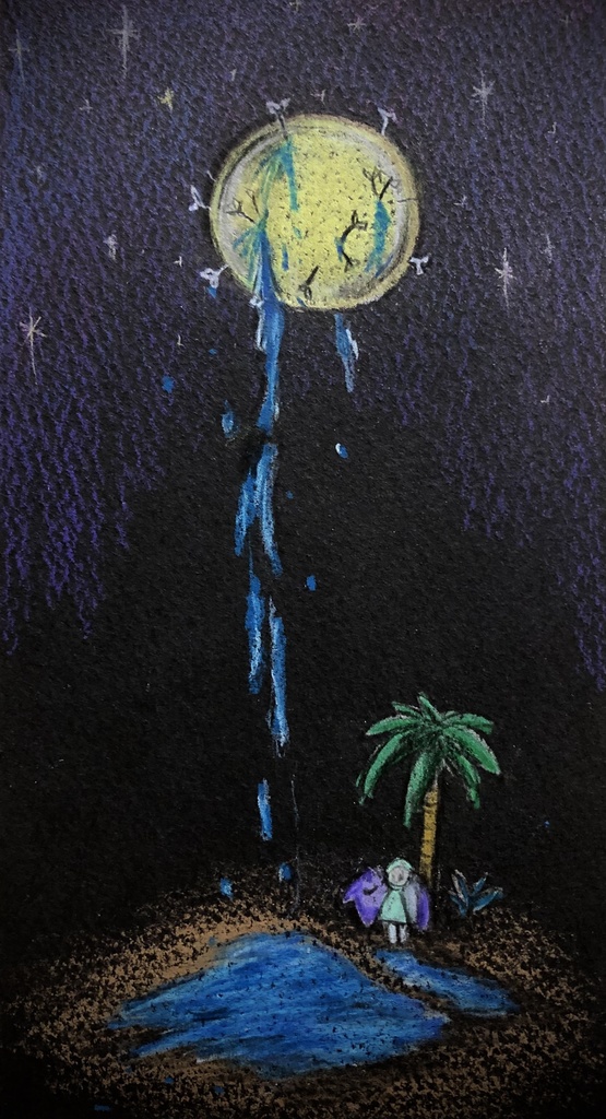 月の血（ドローイング）