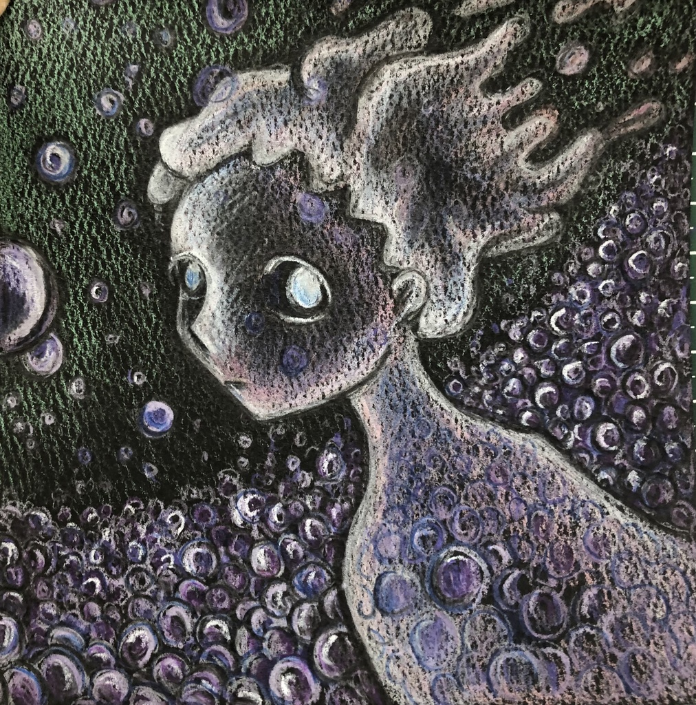 ぶどう畑（ドローイング）