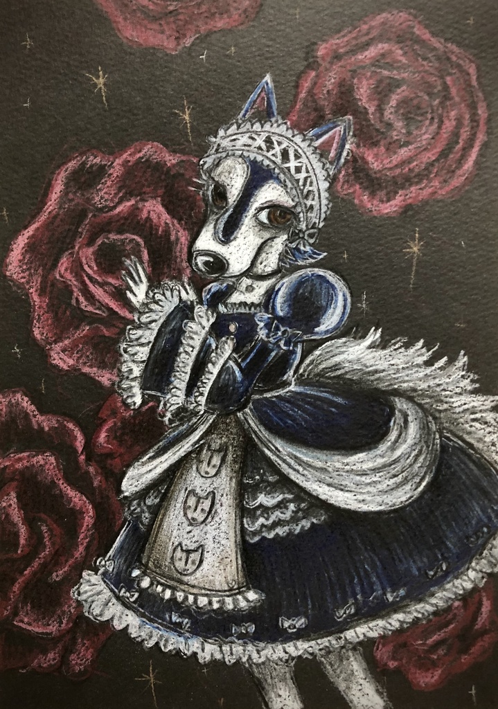 がうがう🐺ロリータgoth（ドローイング）