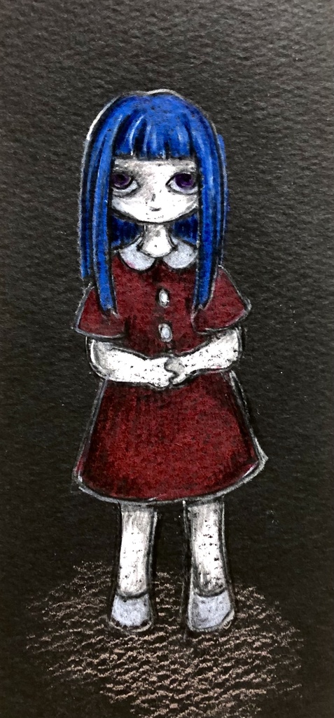 赤いべべ（ドローイング）