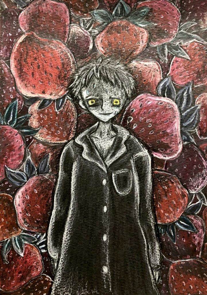 くろいパジャマ（ドローイング）