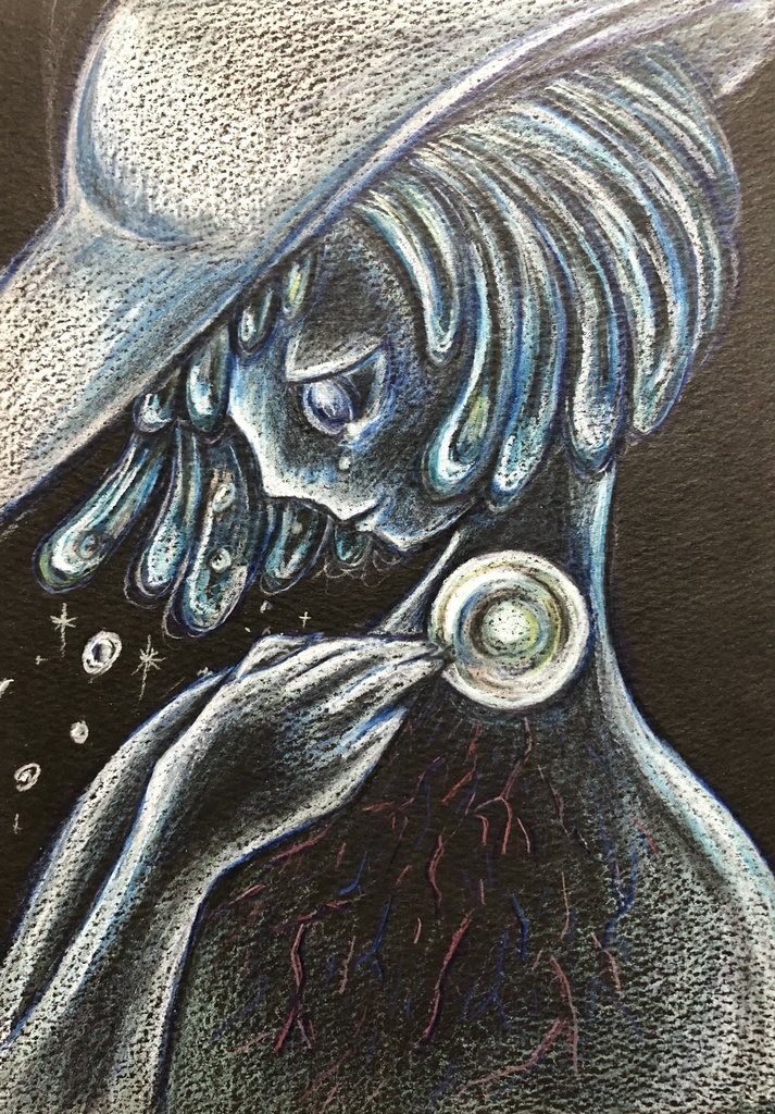 らむね（息ができない）ドローイング