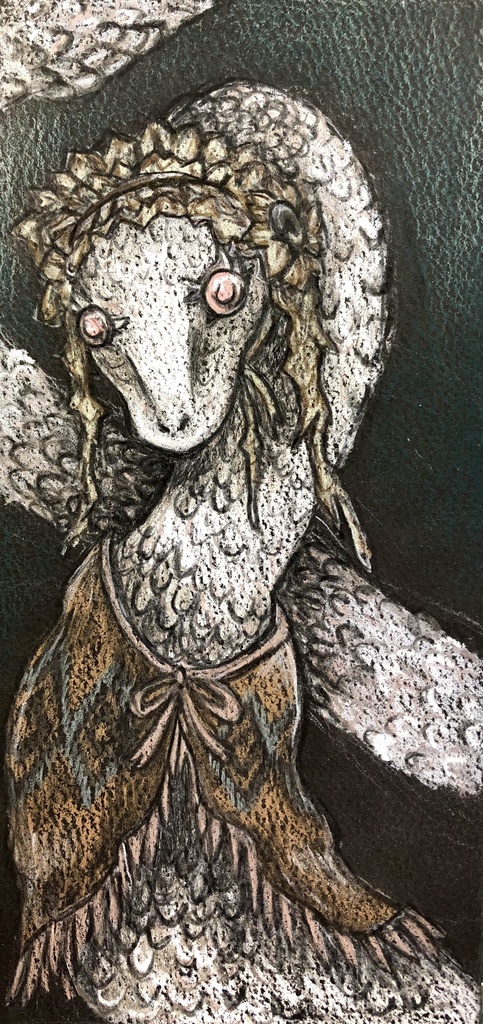 ドローイング「へびの先生」