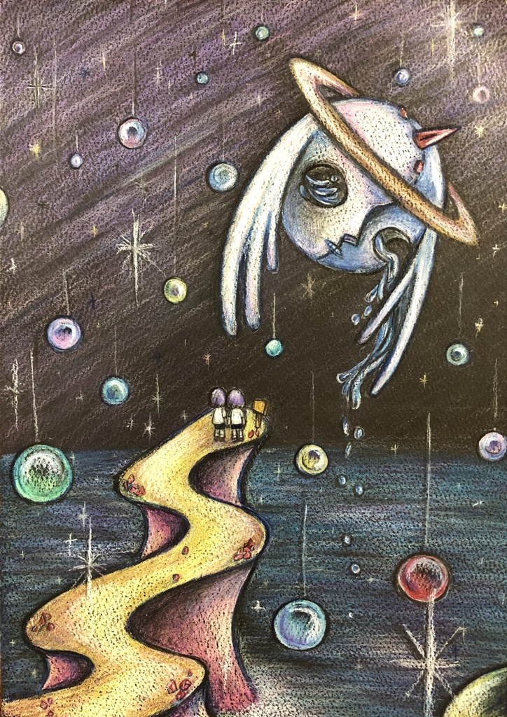 惑星展示室（A4原画額付き）