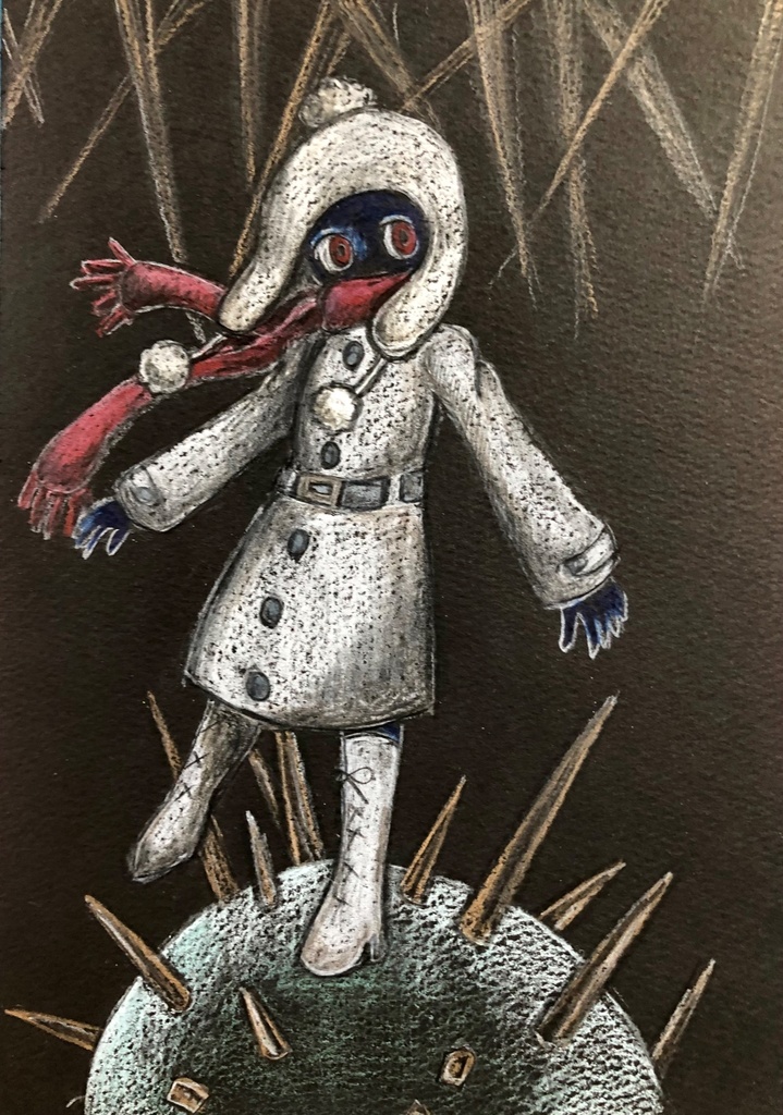 ドローイング「テレパス球」