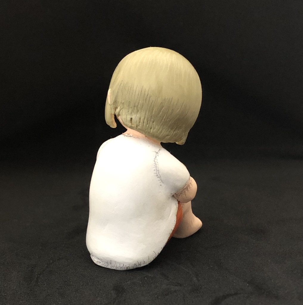 創作人形「しずむ迷子」