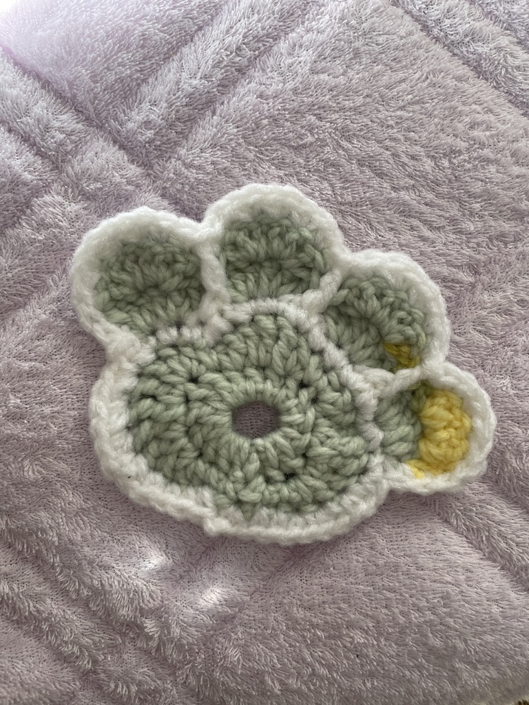 猫の肉球たわし M