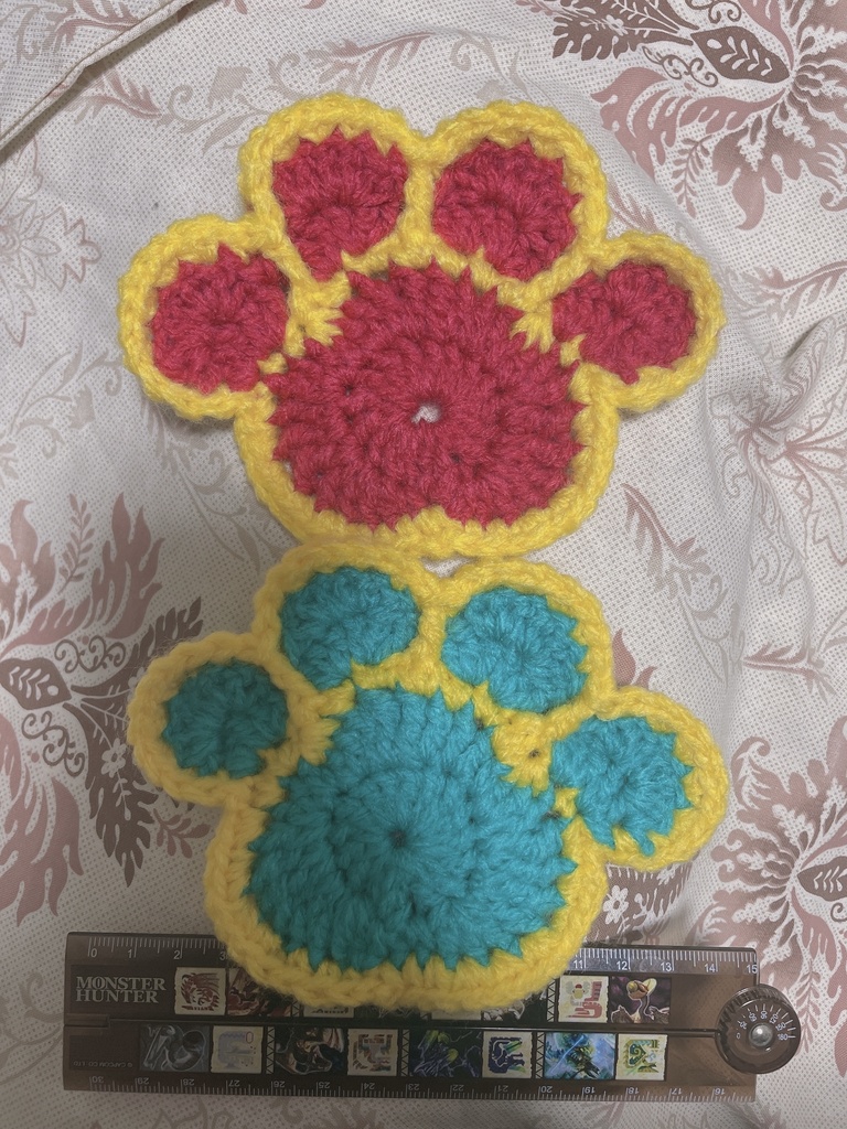 猫の肉球たわし M