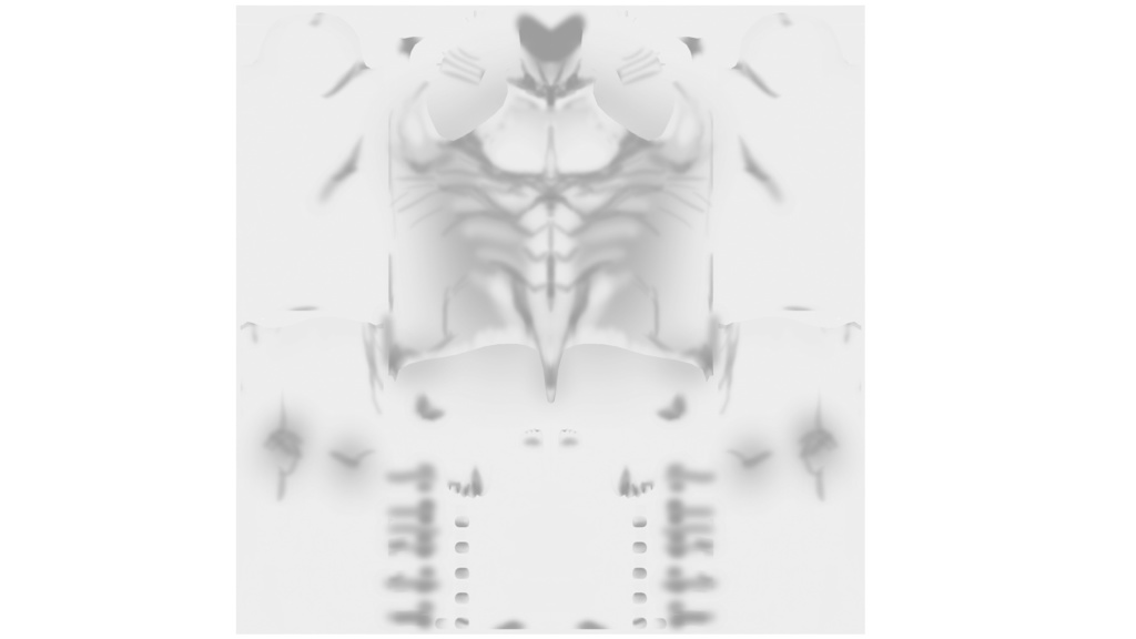 【VRoidβ】男性素体用ちょっとムキムキ肌影テクスチャ【無料orご支援版あり】