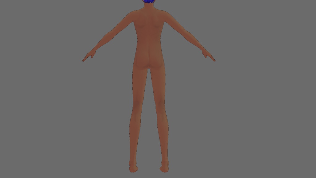 【VRoidβ】男性素体用ちょっとムキムキ肌影テクスチャ【無料orご支援版あり】