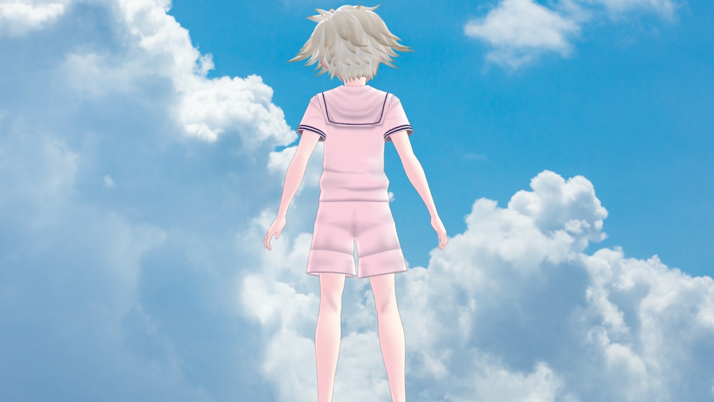 【VRoidβ】男性セーラー服【無償版・有償版有り】