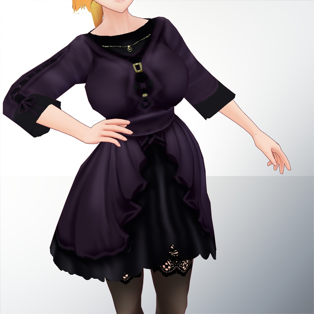 【VRoidβ】大人っぽいチュニック【無償版有り】