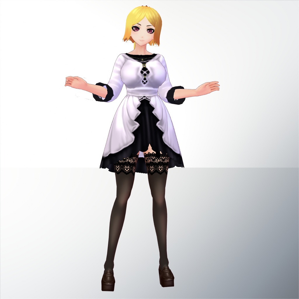 【VRoidβ】大人っぽいチュニック【無償版有り】