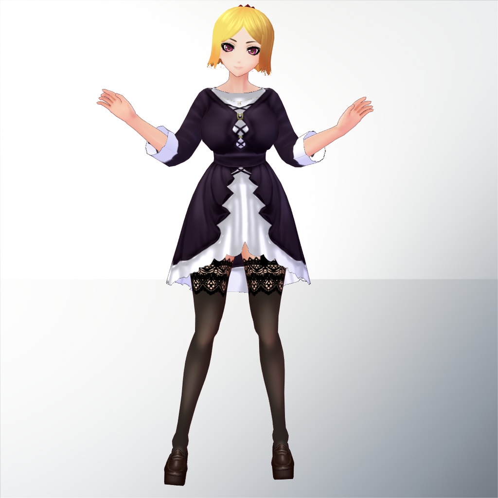 【VRoidβ】大人っぽいチュニック【無償版有り】