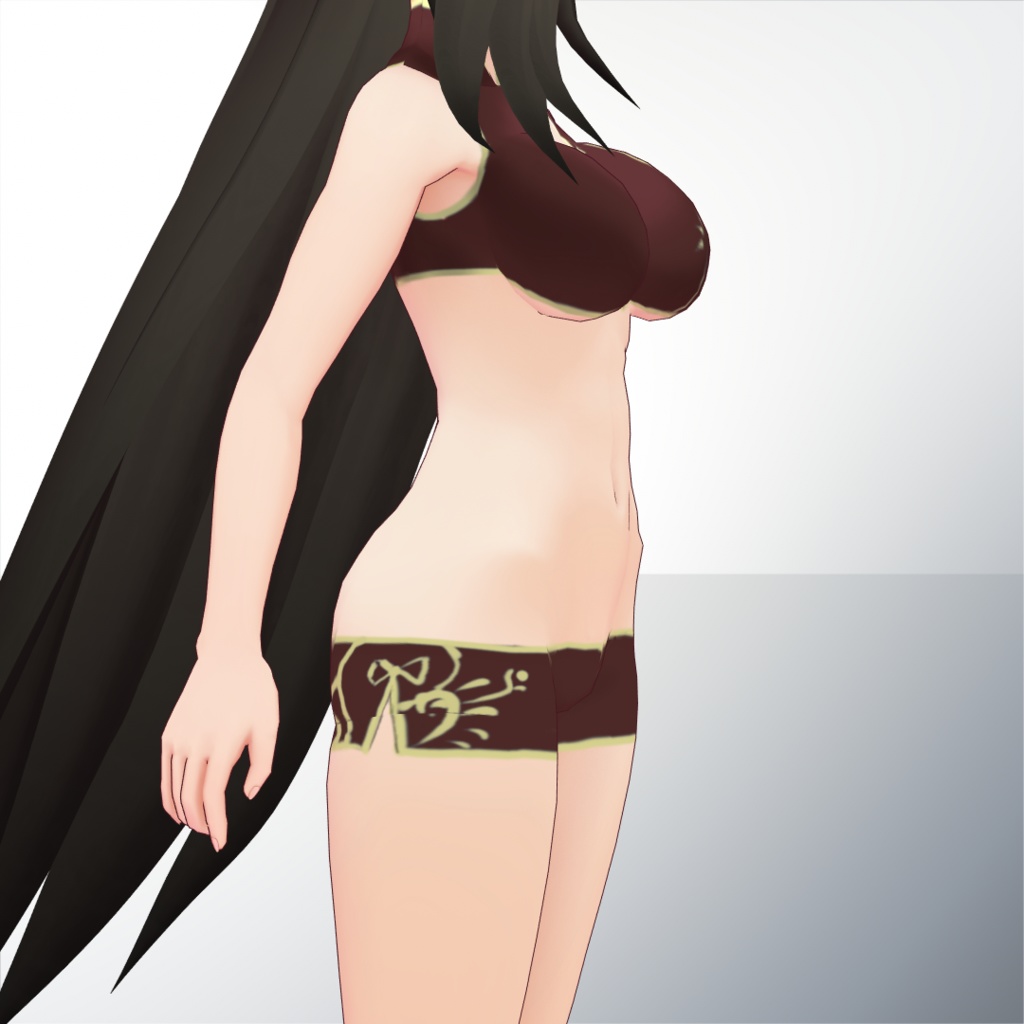 【VRoidβ】男女両用チャイナインナー【無料版・支援版有り】