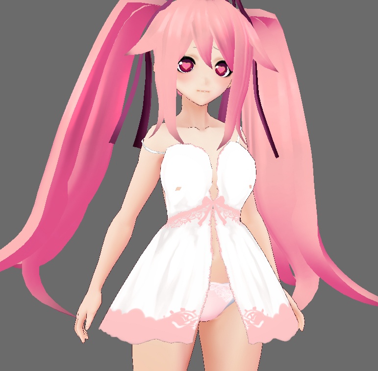 【VRoidβ】あまあまベビードール【男女両用】