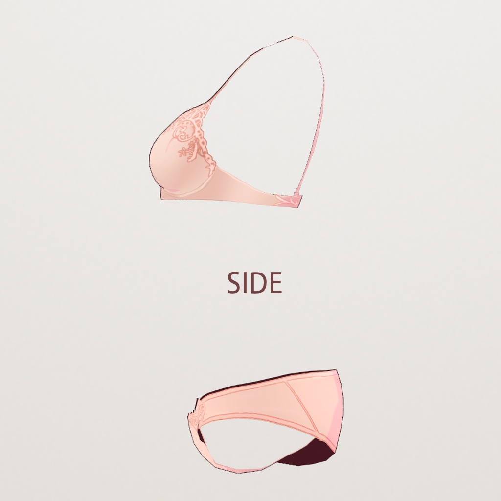 【VRoid1.0.1】正式版ガーリーインナー/Girly Inner