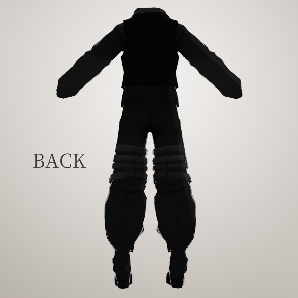 【VRoid正式版】コンバットアーマー【1.2.0~】