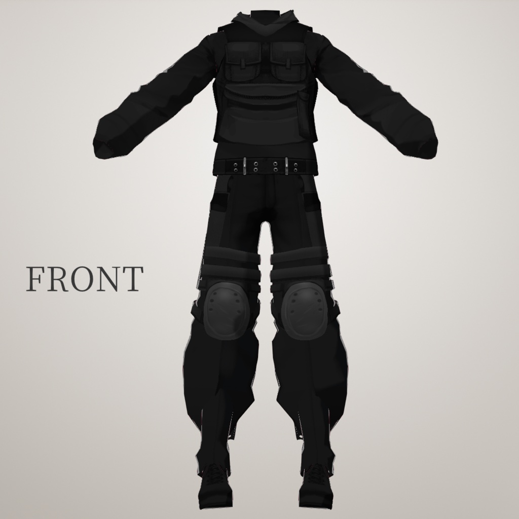 【VRoid正式版】コンバットアーマー【1.2.0~】