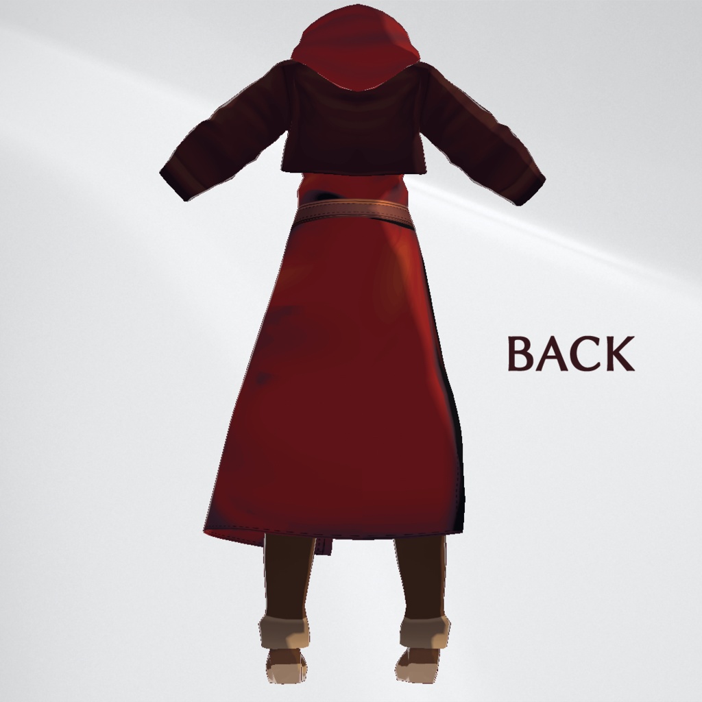 【VRoid正式版】ワンダラーローブ【カラバリ有】