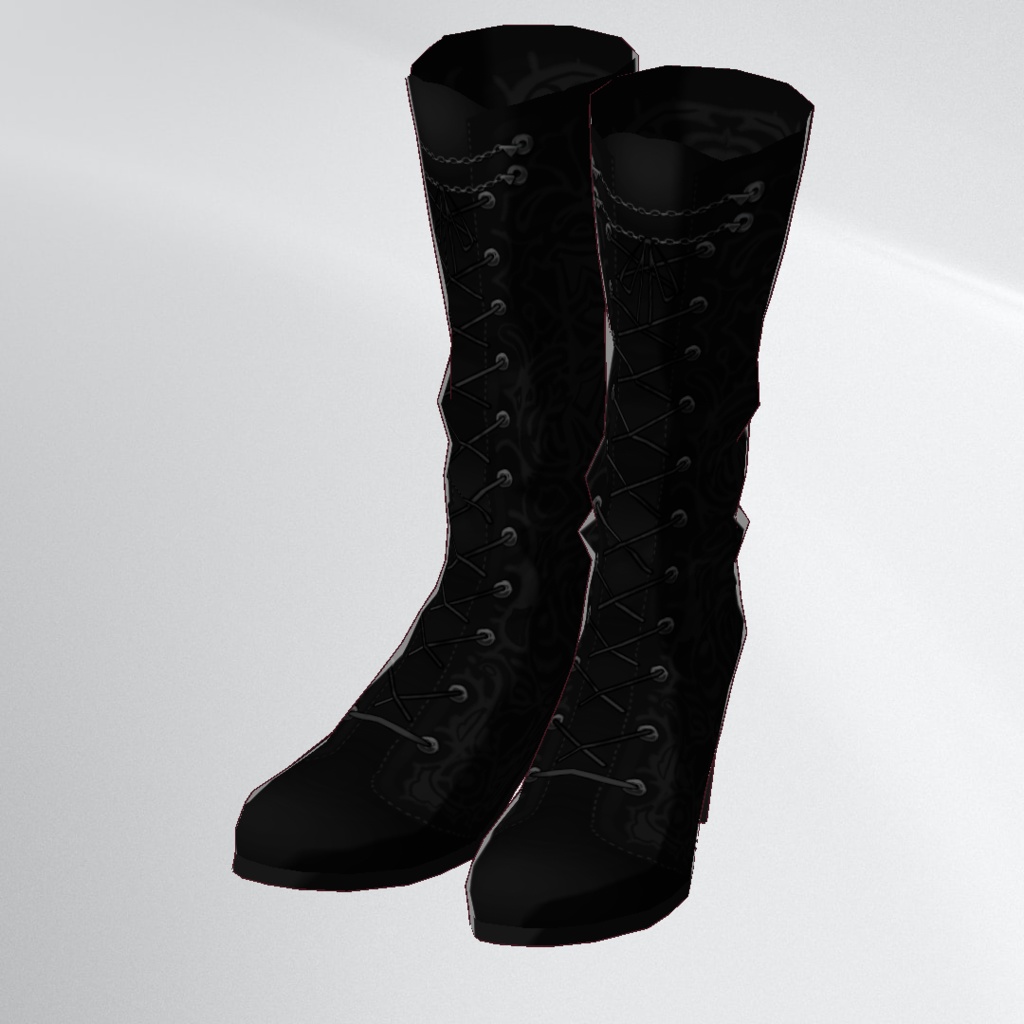 【VRoid1.8.0~】アラベスクブーツ【カラバリ有り】