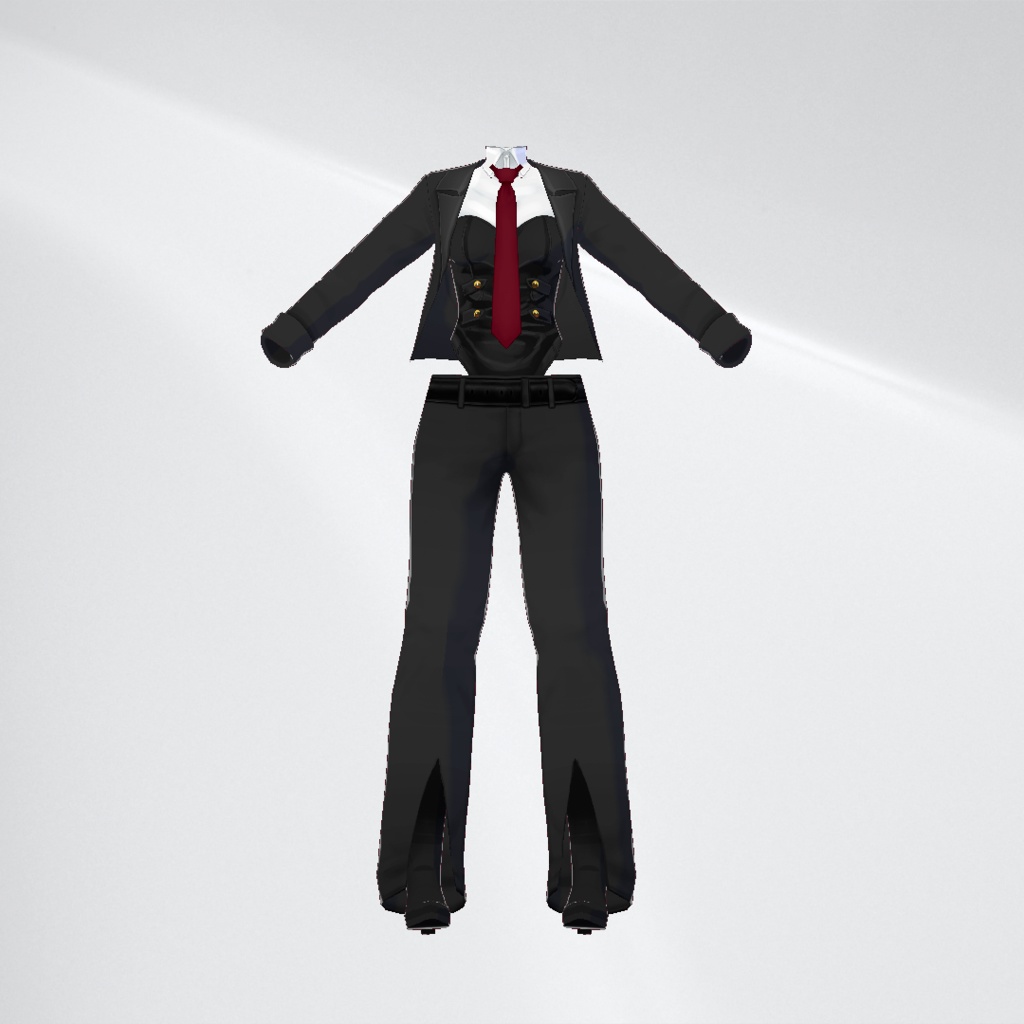 【VRoid1.26.0】ホットポイズンセット【カラバリ有】