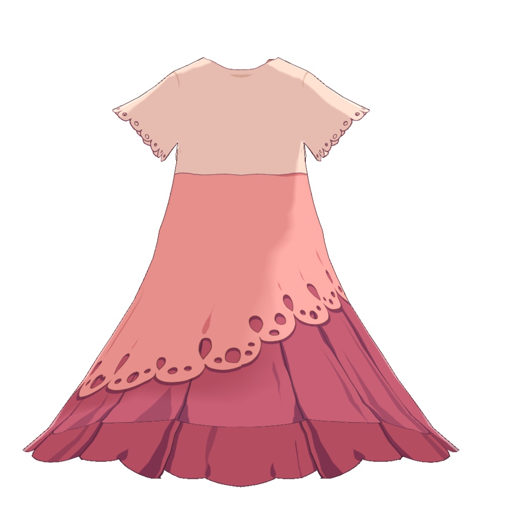 【VRoid】花ワンピセット