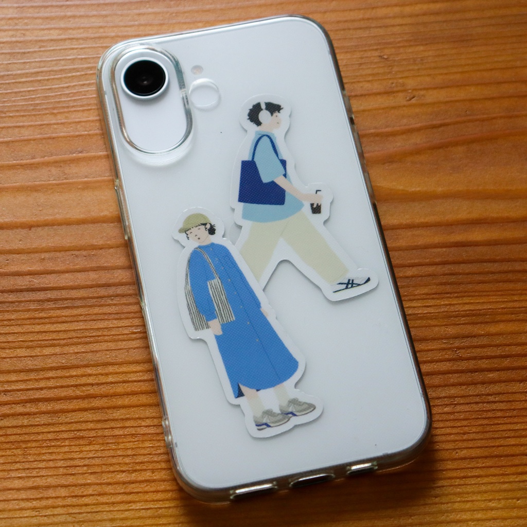 晴れやかシャツワンピステッカー ポストカード付き