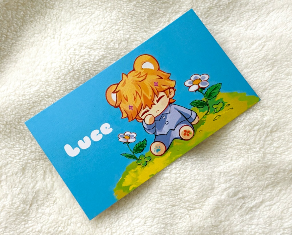 ぬいぐるみ 子グマ「luce」 10cm (髪色が少し濃い再販分を11月初めに別の商品ページで販売します)
