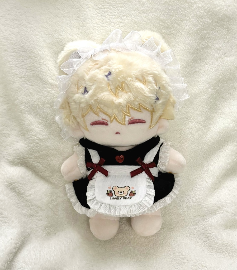 ぬいぐるみ 子グマ「luce」 10cm (髪色が少し濃い再販分を11月初めに別の商品ページで販売します)