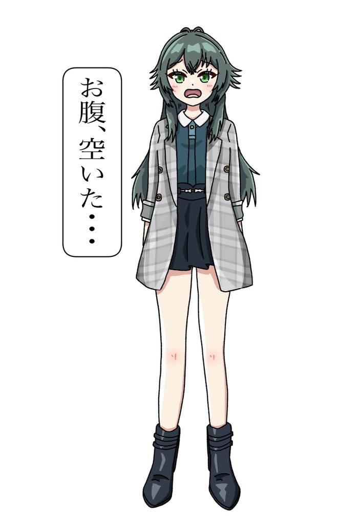 全身アクスタ　お腹が空いた手毬