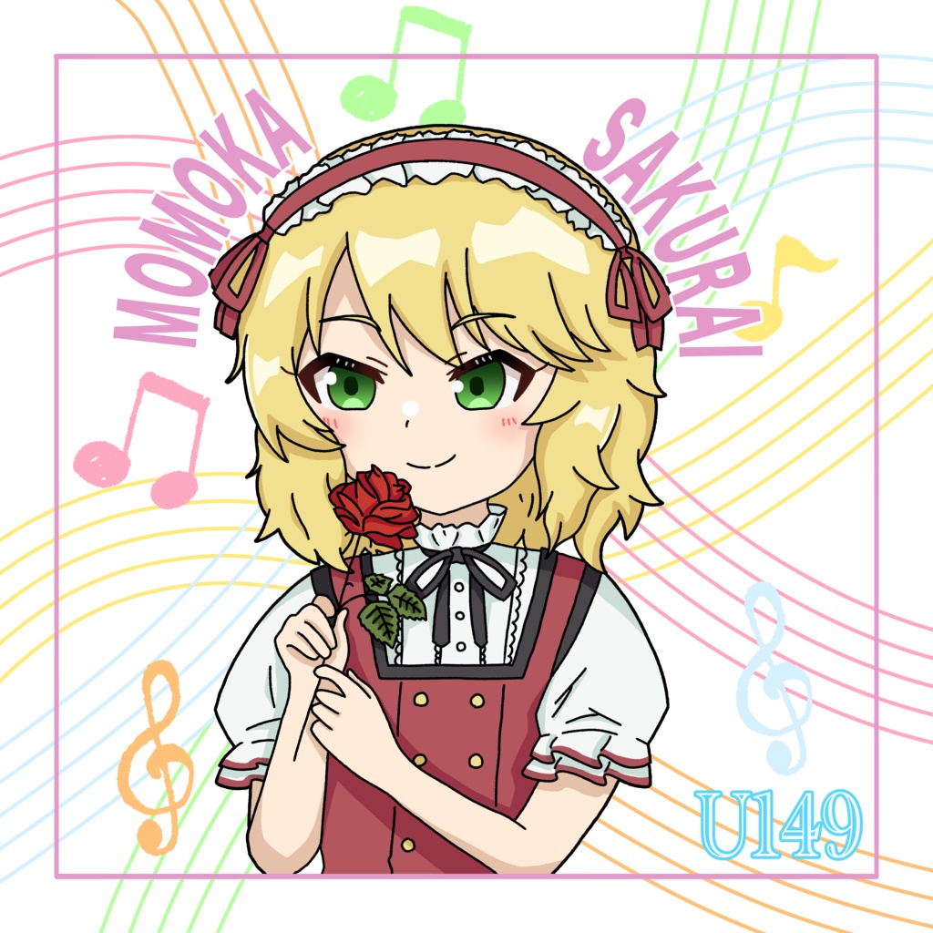 アクリルパネル　櫻井桃華