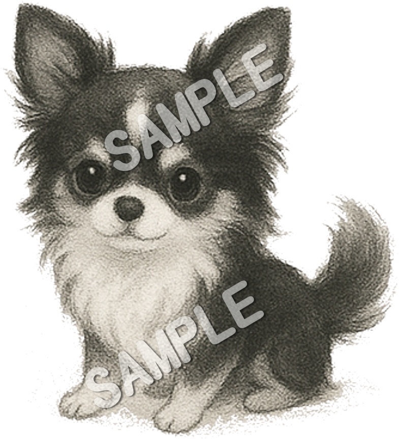 可愛いチワワのClipArt 10点