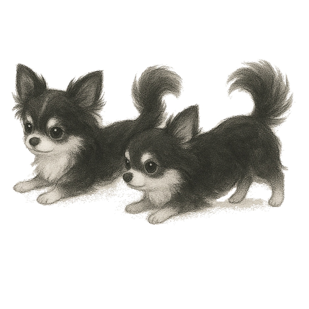 可愛いチワワのClipArt 10点