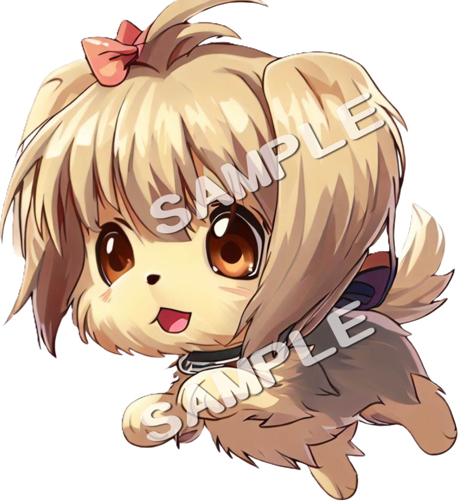 アニメ調ヨークシャーテリアのClipArt 12点