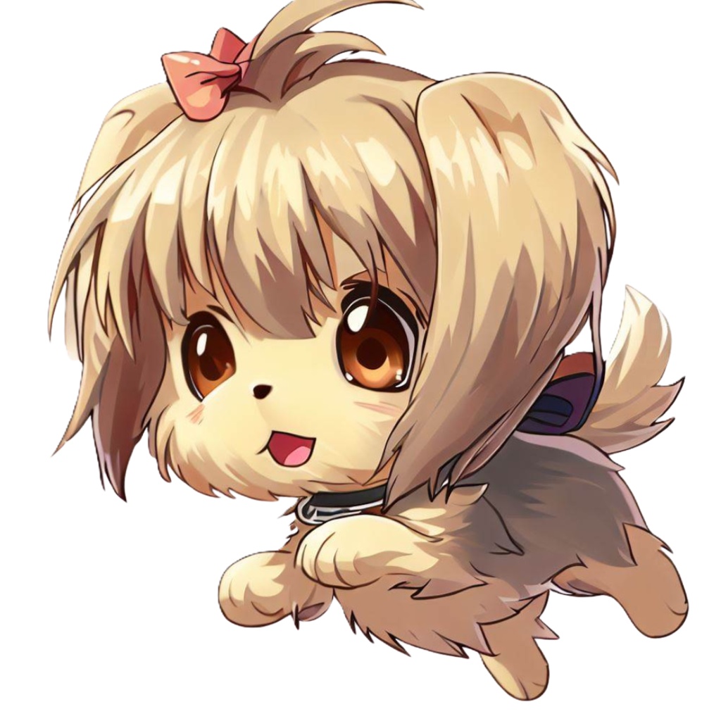 アニメ調ヨークシャーテリアのClipArt 12点