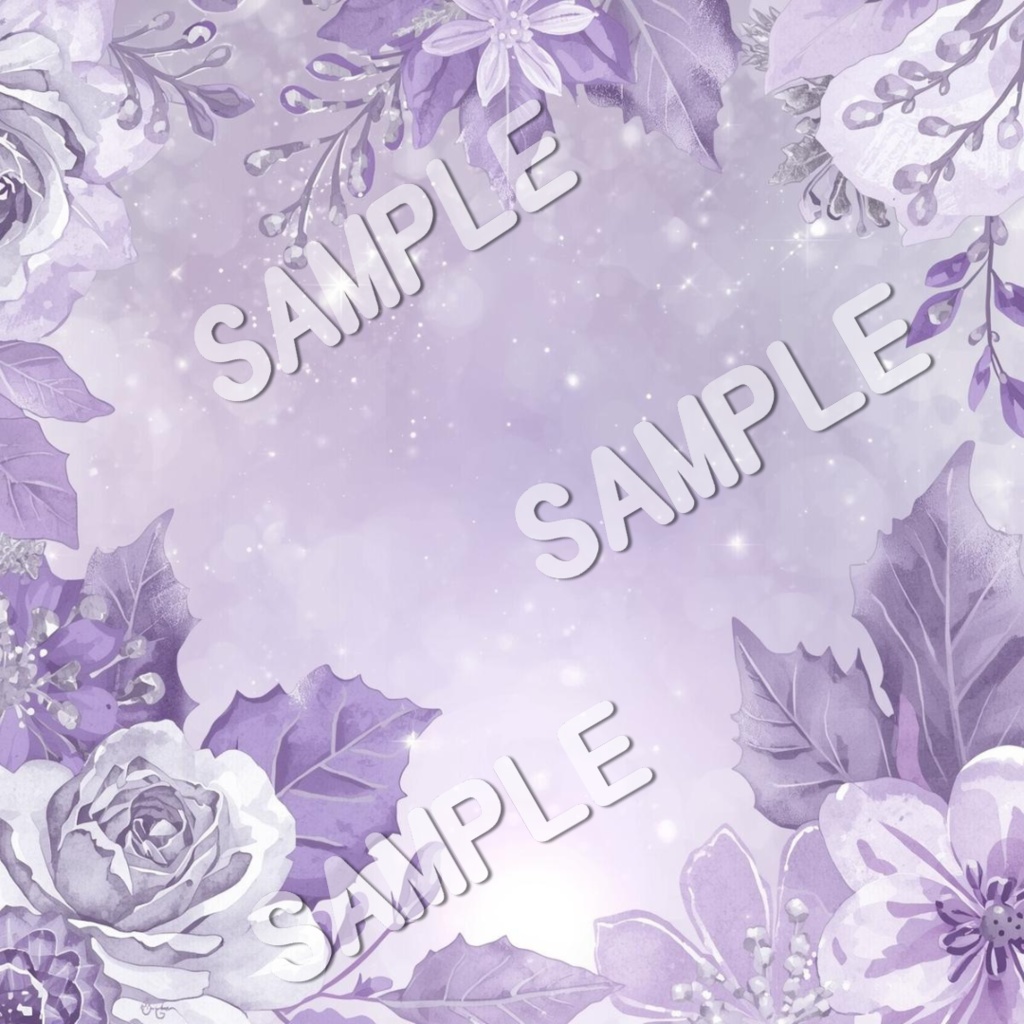 紫系のクリスマスClipArt10点