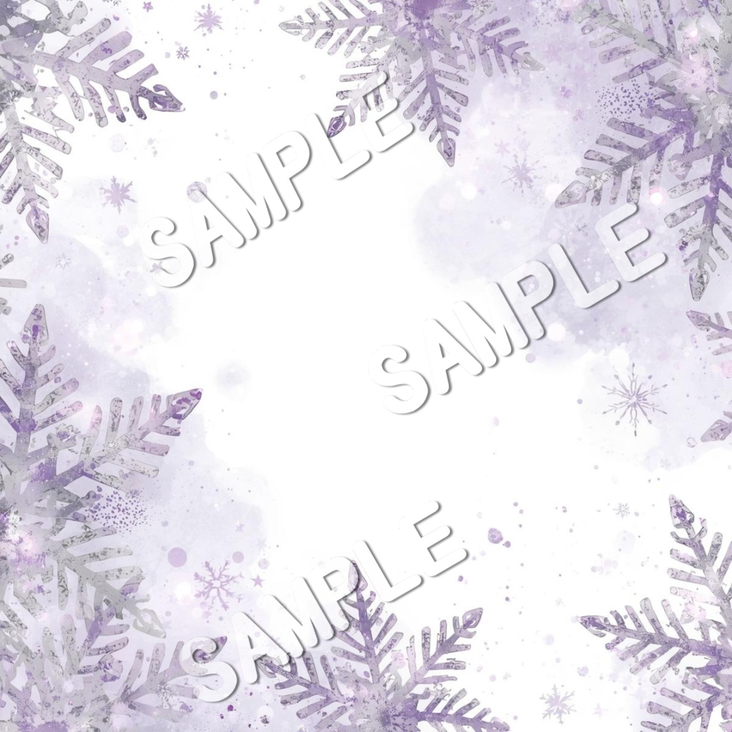 紫系のクリスマスClipArt10点