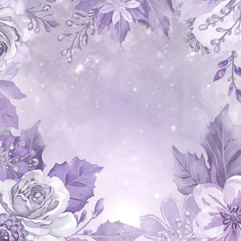 紫系のクリスマスClipArt10点